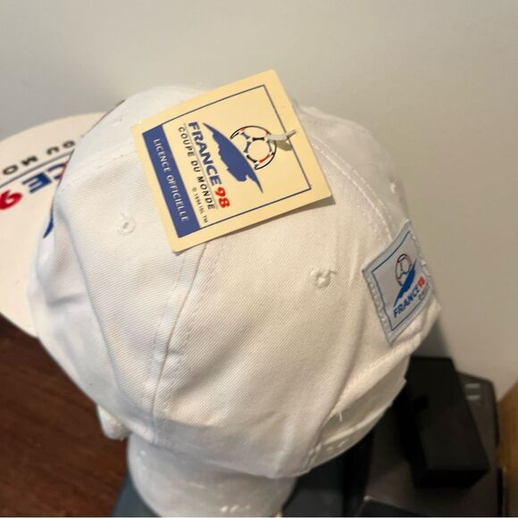 New Vintage French France 98 World Cup Snapback Hat Cap FIFA Embroidered Soccer - Picture 4 of 11